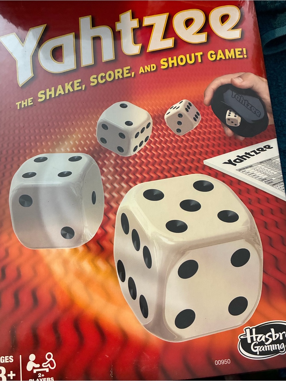 Yahtzee Classic Dice Game - Red Box